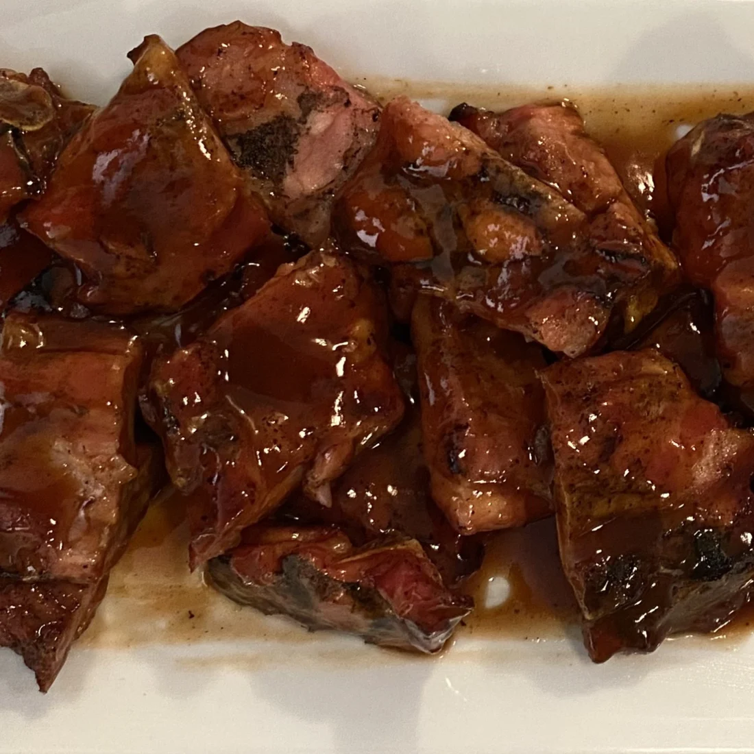 Barbecue rib tips